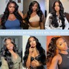 Aimqueen 22 Inch 13x6 Lace Front Wigs Human Hair 200
