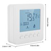 Programmable Gas Fireplace Thermostat Low Voltage Digital Thermostat with LCD