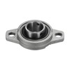 sourcing map 4pcs KFL005 Flanged Pillow Block Bearings 25mm Bore,