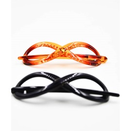 Prettyou Small Size 4.7" no slip Effortless Twist hair clips for women, pack of 6