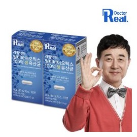 Real Doctor [리얼닥터] 멀티바이오틱스 100억 생유산균 30캡슐 2개 (2개월분) / 포스트바이오틱스 [Real Doctor] Multi-Biotics 10 Billion Probiotics 30 Capsules x 2 (2 Months Supply) / Postbiotics