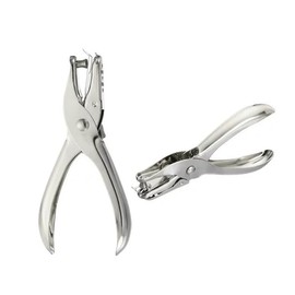 2 Pcs Silver 1/4 and 1/8 Inch Small Single Hole Punch Paper Hole Puncher Mini Hole Puncher for DIY Craft Paper Tags Punches for Crafts