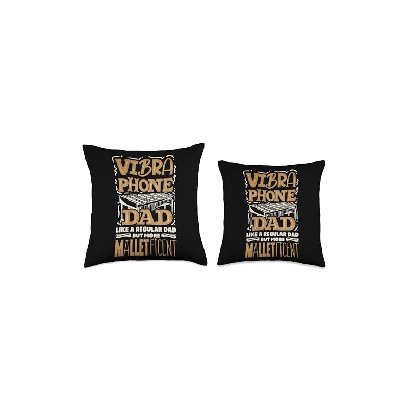 Vibraphone Player Vibraphonist Vibraphone Fathers Day Throw Pillow