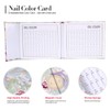 DEWIN Nail Art Display, Stand Inlays, Nail Colour Display Chart,