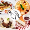 5 Pieces Culinary Drawing Decorating Spoon Set, Drizzle Spoons, Cooking