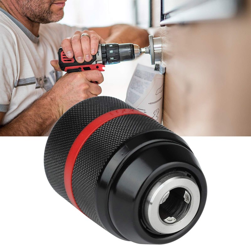 Great Clamping Force Keyless Metal Drill Chuck, Keyless Hand Drill