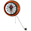 KW Kenworth Truck Red Double Neon Advertising Clock Wall Decor
