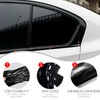 iwannachange Side Window Chrome Delete Vinyl Wrap Overlay fit for
