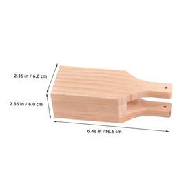 GRIRIW Wooden Plantain Smasher Press Non Stick Potato Slicer for Baking Ergonomic Handle Kitchenware