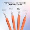 M LASH Tweezers for Eyelash Extensions (Set of 4) -