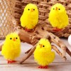 BESPORTBLE 36Pcs Mini Easter Chicks, Yellow Easter Chicks Cute Fully