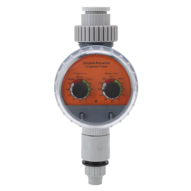 Irrigation Timer Dual Dial Ball Valve IP67 Waterproof Automatic Pressure
