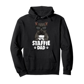 Staffordshire Bull Terrier Dad Staffie Dog Pullover Hoodie