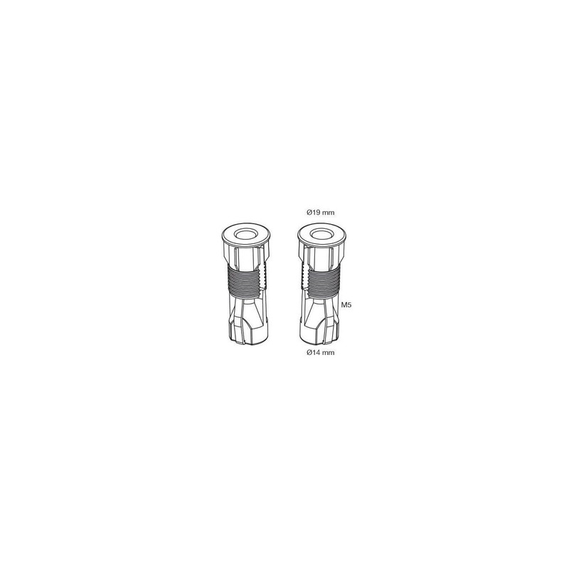 Plastisan Toilet Seat Anchor Set