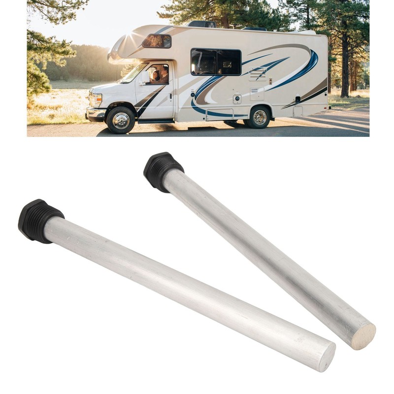 RV Water Heater Anode Rod with Sleeve Flat Cap 3/4in