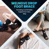 Welnove AFO Foot Drop Brace – Adjustable Lightweight Ankle Support
