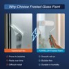Frosted Glass Paint 32oz Industrial Strength Window Privacy Coating, Waterproof