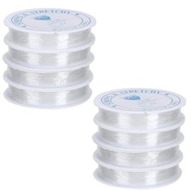 Quesuc 120 m x 0.6 mm elastic rope used for making jewellery. It is elastic and tear-resistant (8 volumes)