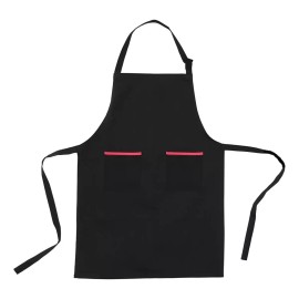 Grill Delantal, Mandil, Master Chef, Mesero, Camarero, Barista. Color Negro Talla Unitalla Diseño De La Tela Poliéster