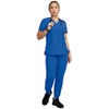 STAT MEDICAL WEAR Women Scrub Set, V-Neck Top with 3