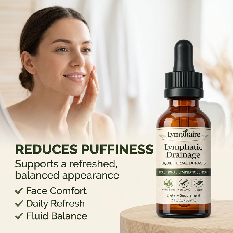 Aacnre Lymphlite Lymphatic Drainage Drops, Bloat Relief & De-Puff Ankles