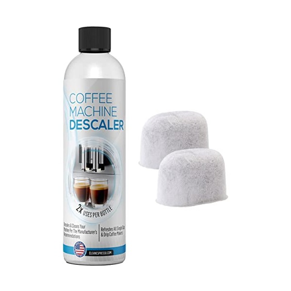 Keurig Compatible Descaling Solution (1 Bottle, 2 Uses Plus 2