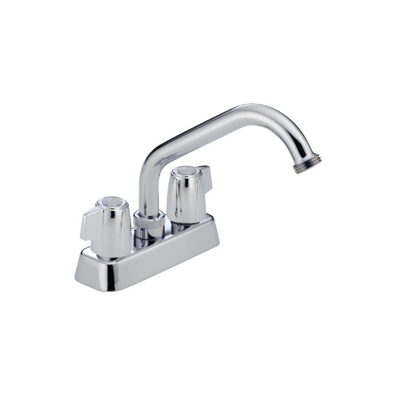 Peerless 2-Handle Centerset Utility Sink Faucet, Chrome P299232