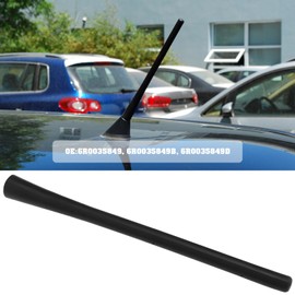 SG Store Car Roof Aerial Antenna Mast Rod 6R0035849 Compatible with Passat, Polo, Skoda Fabia - Short Antenna Rod with M5 M6 Screws