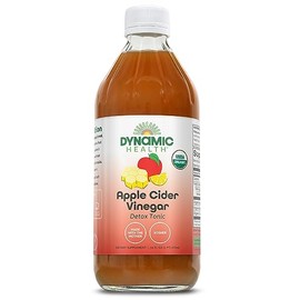Dynamic Health Apple Cider Vinegar Detox Tonic Organic | 16 oz