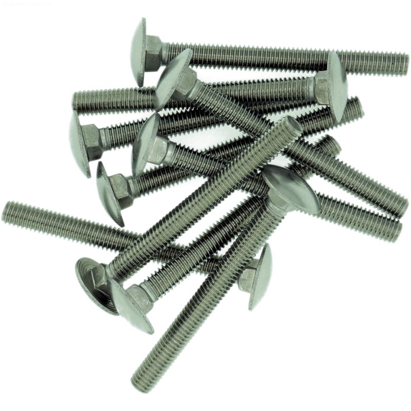 M8 (8mm x 30mm) Cup Square Carriage Bolt (Fully Threaded)
