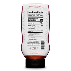 True Made Foods, No Added Sugar Vegetable Ketchup Squeeze, 17 Oz