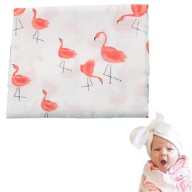 YTPAFK Large Muslin Cloths for Baby, Muslin Cloths for Baby - 120x110cm Soft Cotton Baby Towel, Newborn Blanket, Swaddle Wrap, Multipurpose Muslin Squares for Newborns