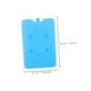 BESPORTBLE 5pcs Reusable Ice Packs Advanced Cooling Performance for Lunch