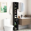 Tangkula Tall Slim Bathroom Storage Cabinet, 71" Freestanding Bathroom Cabinet