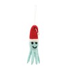 Beachcombers Soft Octopus Ornament Mint Green/Red