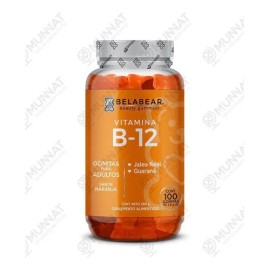 Belabear Vitamina B12 Jalea Real Guaraná 100 Gomitas Dlc Bb2
