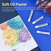 Qcwwy White Oil Pastels Set,6 Pcs Paul Rubens Oil Pastels