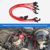 JDMSPEED New HEI Red Spiral Core Spark Plug Wires 45