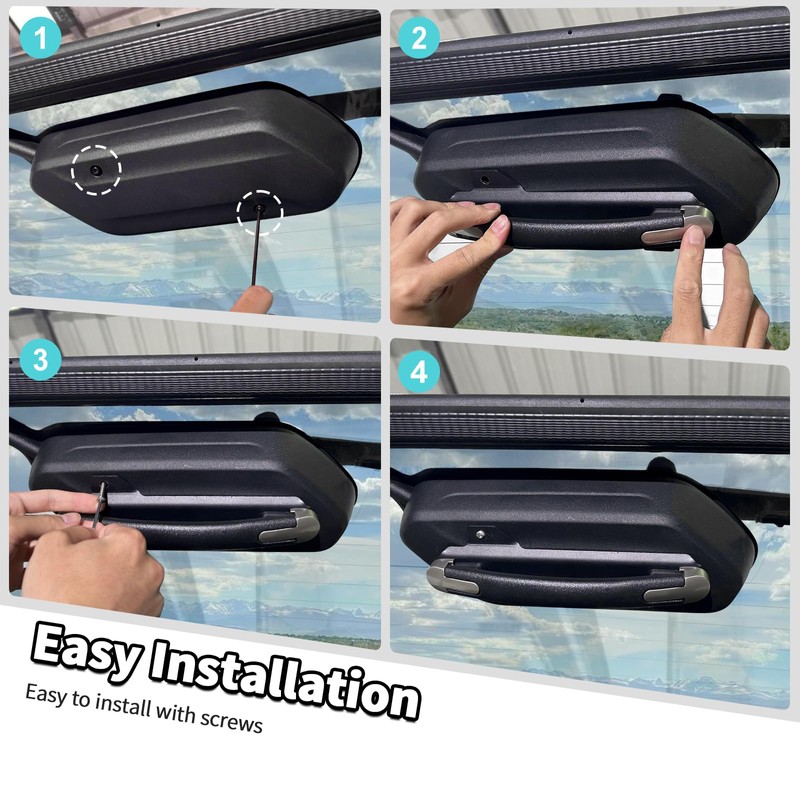 Rear Window Grip Handle for JL, 1 Pack Tailgate Rear