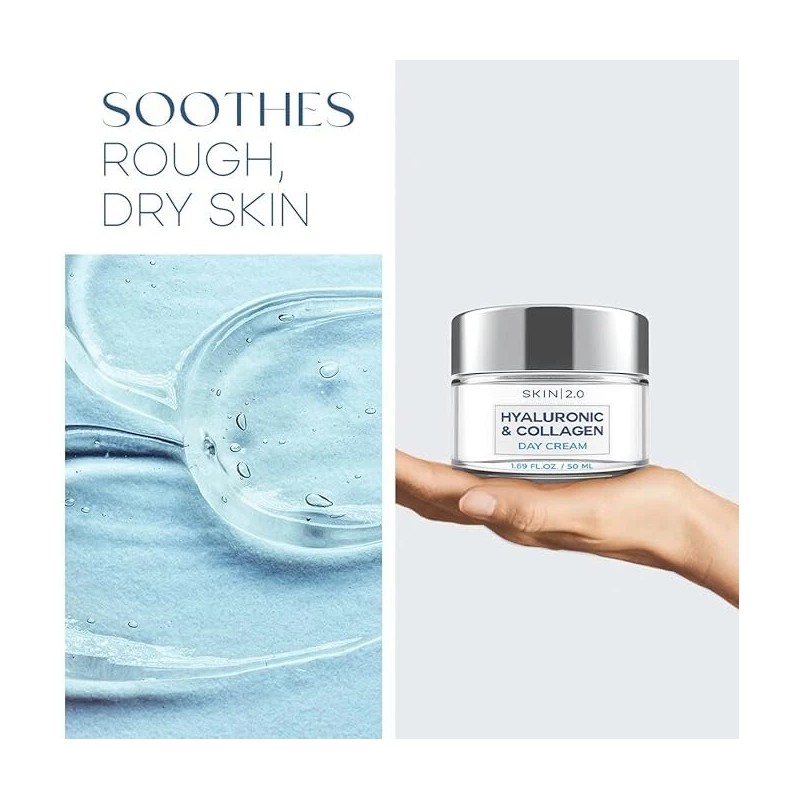 AZURE Hyaluronic Acid & Collagen Day & Night Face Moisturizer