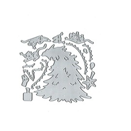 Christmas Tree Star Snowflake Cat Metal Die Cuts,Spring Sunflower Frame Leaf Cutting Dies Cut Stencils for DIY Scrapbooking Album Decorative Embossing Paper Dies for Card Making