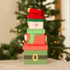 Luck and Luck Stackable Elf Boxes, Nested Christmas Eve Box,