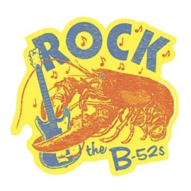 C&D Visionary The B-52's Rock Lobster 4.8"x5" Sticker