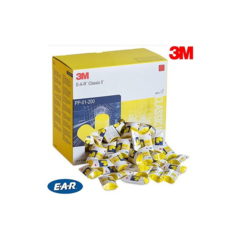 3M E-A-R 3M E-A-R Classic Earplugs, 28 dB, Uncorded, Pillowpack,