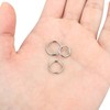 Split Ring, Wisdompro 12 Pack Small Titanium Alloy Split Rings