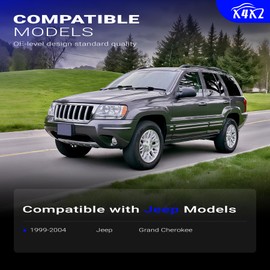 52088346AB Rear Upper and Lower Coil Spring Isolator Kit For Jeep Grand Cherokee WJ/WG 1999-2004 Replace# 52088346AB 52088402AB (Set of 4)