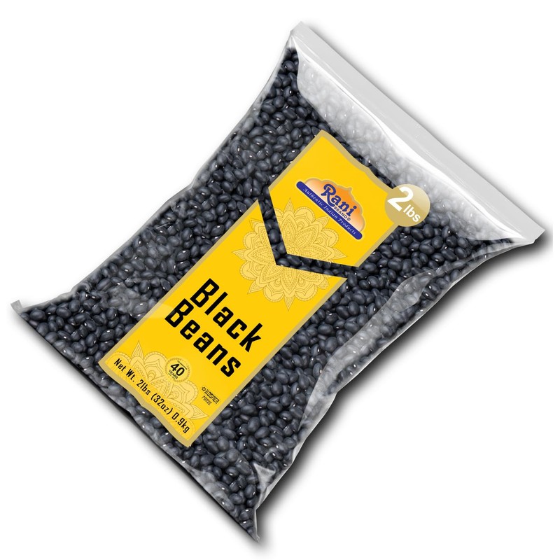 Rani Black Beans (Turtle Beans) 32oz (2lbs) 908g ~ All