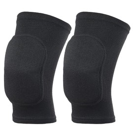 SUJAYU A Pair Elbow Pads Volleyball Arm Sleeves, Tandem Elbow Pads Volleyball Elbow Pads, Arm Pads Elbow Protector Tennis Dance Basketball (Black, S)