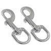 AKVIBG 2 Pack Heavy Duty Swivel Snap Hooks, 87mm Dog