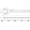 Single Open End Spanner, 15 mm
